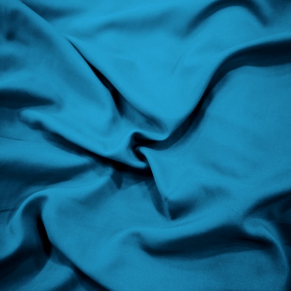 Plain 100% Viscose DARK TURQUOISE